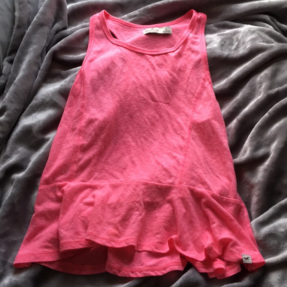 Hot Pink Muscle Tee from Hollister
